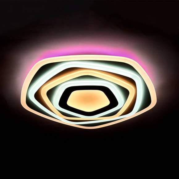 Светодиодная люстра с поддержкой ''Алиса'' и пультом Citilux Триест Смарт CL737A54E Светодиодная люстра с поддержкой ''Алиса'' и пультом Citilux Триест Смарт CL737A54E