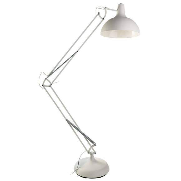 Торшер с лампочкой Arte Lamp Goliath A2487PN-1WH+Lamps