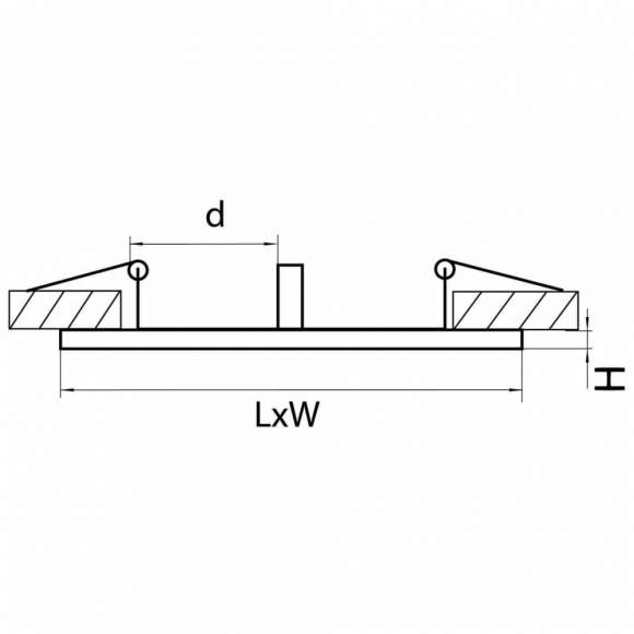 217529 Рамка для встраиваемых светильников Lightstar серии Intero 16