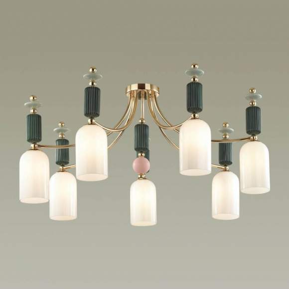 Потолочная люстра с лампочками Odeon Light Candy 4861/7C+Lamps E14 P45