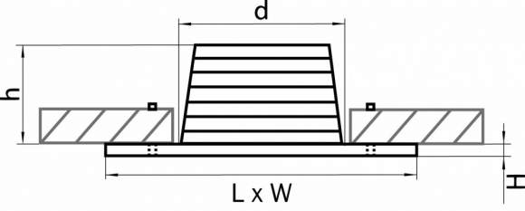 Встраиваемый светодиодный светильник Leddy Lightstar 212183