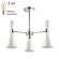Люстра на штанге с лампочкой Lumion Quinn 3661/3C+Lamps E14 Свеча