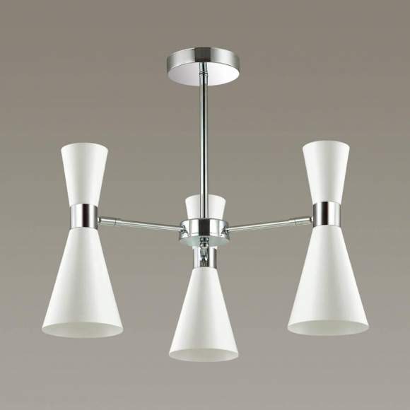 Люстра на штанге с лампочкой Lumion Quinn 3661/3C+Lamps E14 Свеча Люстра на штанге с лампочкой Lumion Quinn 3661/3C+Lamps E14 Свеча