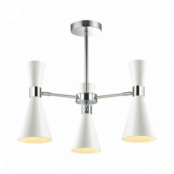 Люстра на штанге с лампочкой Lumion Quinn 3661/3C+Lamps E14 Свеча Люстра на штанге с лампочкой Lumion Quinn 3661/3C+Lamps E14 Свеча