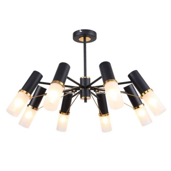Люстра на штанге с лампочками F-Promo Viator 2558-8P+Lamps E14 Свеча