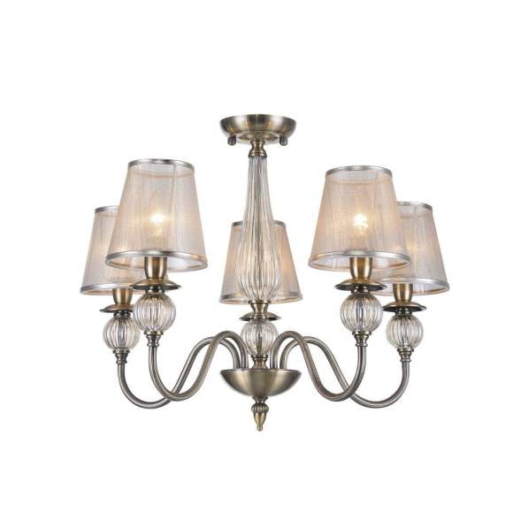 FR2685PL-05BZ Люстра с двойным креплением Freya Inessa