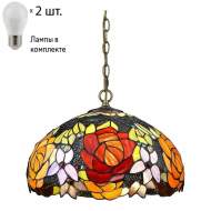 Подвесной светильник с лампочками Velante 828-806-02+Lamps E27 P45