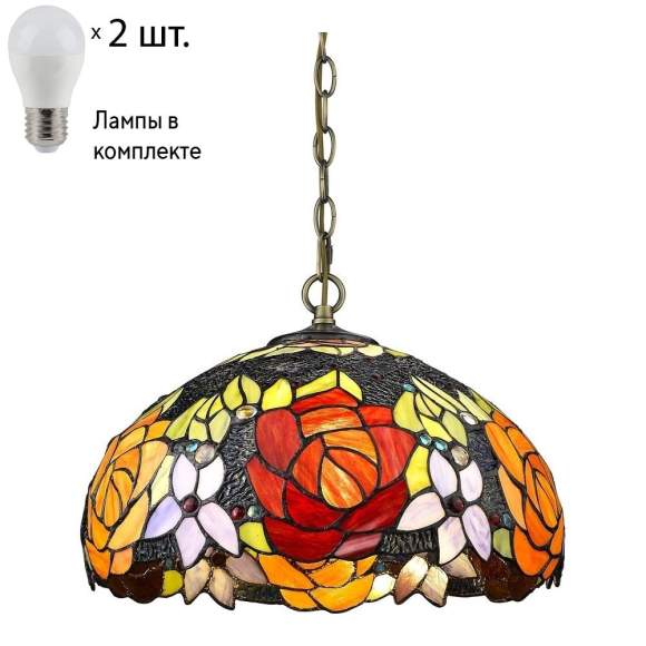 Подвесной светильник с лампочками Velante 828-806-02+Lamps E27 P45