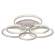 Светодиодная диммируемая люстра с ПДУ Profit Light 8047/3+3 WHT 180W+8W RGB