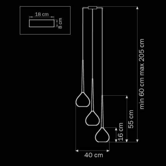 808237 Светильник подвесной LightStar Forma 808237 Светильник подвесной LightStar Forma