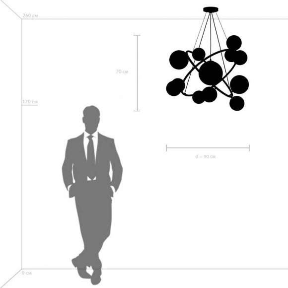 Подвесная люстра Lightstar Croco 815410 Подвесная люстра Lightstar Croco 815410