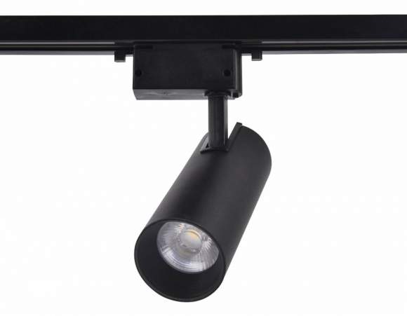Однофазный LED светильник 30W 4200К для трека Ambrella light Track System GL5860 BK Однофазный LED светильник 30W 4200К для трека Ambrella light Track System GL5860 BK