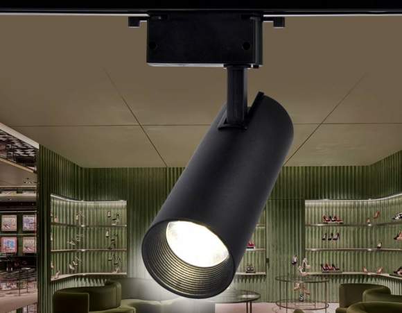 Однофазный LED светильник 30W 4200К для трека Ambrella light Track System GL5860 BK Однофазный LED светильник 30W 4200К для трека Ambrella light Track System GL5860 BK
