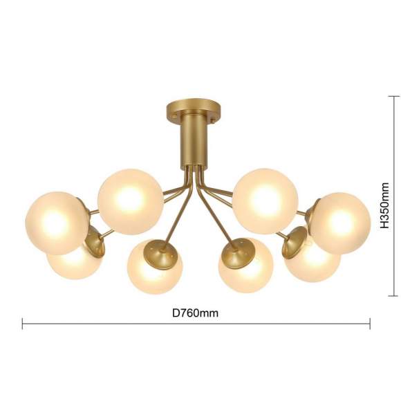 Потолочная люстра с лампочками F-Promo Pax 2631-8U+Lamps E27 P45 Потолочная люстра с лампочками F-Promo Pax 2631-8U+Lamps E27 P45