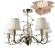 Потолочная люстра с лампочками Velante 378-507-05+Lamps E14 Свеча