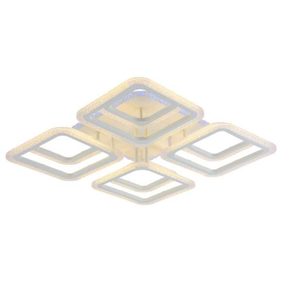 Светодиодная диммируемая люстра с ПДУ Profit Light 8087/4+4 WHT C 224W+11W RGB Светодиодная диммируемая люстра с ПДУ Profit Light 8087/4+4 WHT C 224W+11W RGB
