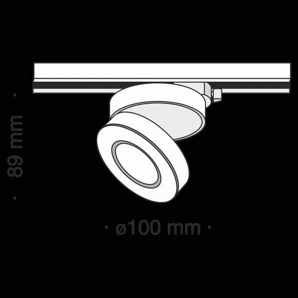 Однофазный LED светильник 12W 3000К для трека Maytoni Track TR006-1-12W3K-W Однофазный LED светильник 12W 3000К для трека Maytoni Track TR006-1-12W3K-W