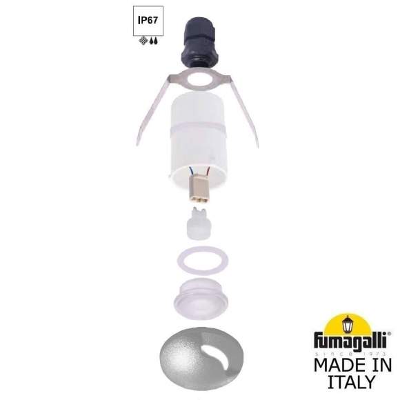 Уличный встраиваемы светильник Fumagalli TERESA 1L 2L1.000.000.LXZ1L