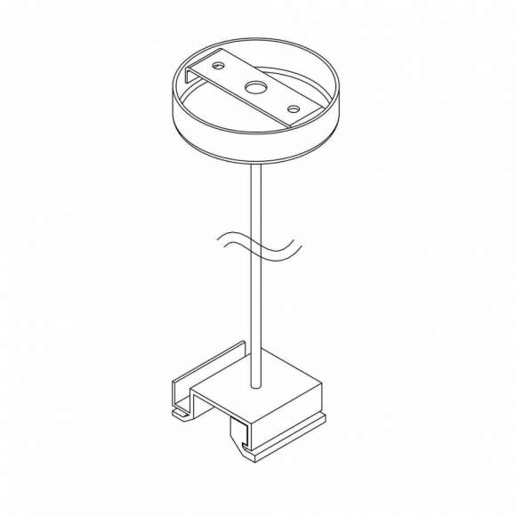504176 Подвесное крепление для шинопровода (трека) 1,5м Lightstar Barra