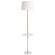 Торшер с лампочкой Arte lamp Connor A2102PN-1WH+Lamps