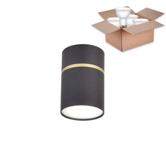 Накладной светильник с лампочкой  Favourite Dunia 3068-1C+Lamps Gu10