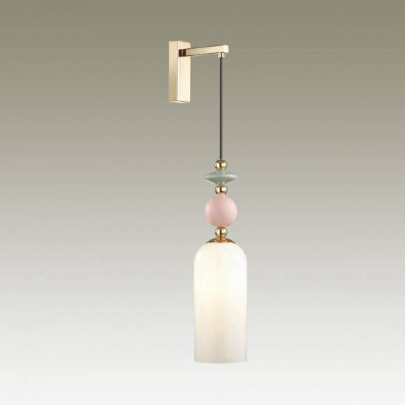 Бра с лампочкой Odeon Light Candy 4861/1WA+Lamps E14 P45 Бра с лампочкой Odeon Light Candy 4861/1WA+Lamps E14 P45