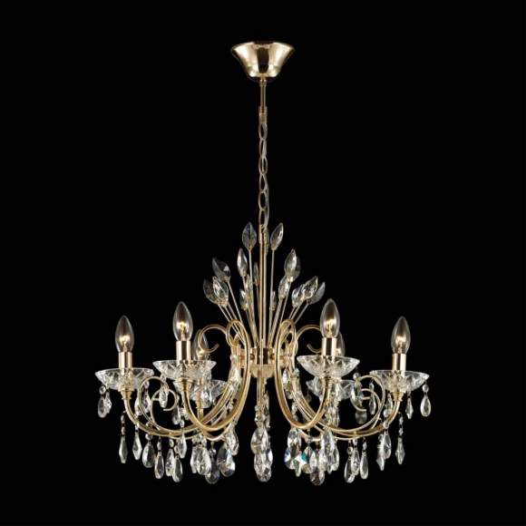 Подвесная люстра с лампочками Odeon Light Versia 4977/6+Lamps E14 Свеча