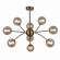 Люстра на штанге Escada 10164/9PL G9*40W Copper