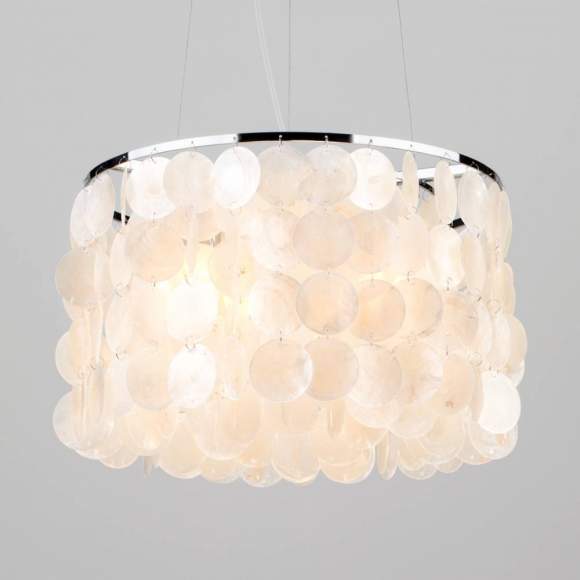 60005/3 Подвесная люстра Eurosvet хром/перламутр 60005/3 Подвесная люстра Eurosvet хром/перламутр