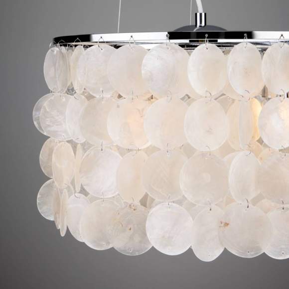 60005/3 Подвесная люстра Eurosvet хром/перламутр 60005/3 Подвесная люстра Eurosvet хром/перламутр