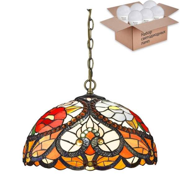Подвесной светильник с лампочками Velante 827-806-02+Lamps E27 P45 Подвесной светильник с лампочками Velante 827-806-02+Lamps E27 P45