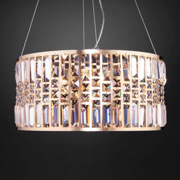 Подвесная люстра с управлением по Wi-Fi Eurosvet Lory 10125/5 золото/прозрачный хрусталь Strotskis Smart (10116/5) (a054444) Подвесная люстра с управлением по Wi-Fi Eurosvet Lory 10125/5 золото/прозрачный хрусталь Strotskis Smart (10116/5) (a054444)