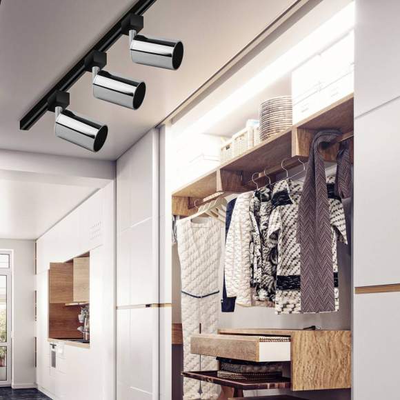 Однофазный светильник для трека Эра TR14-GU10 CH (Б0044277)