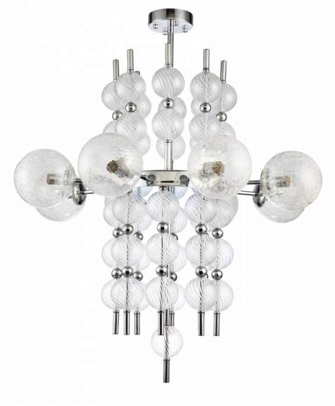 Люстра на штанге Escada 10163/8PL E14*60W Chrome