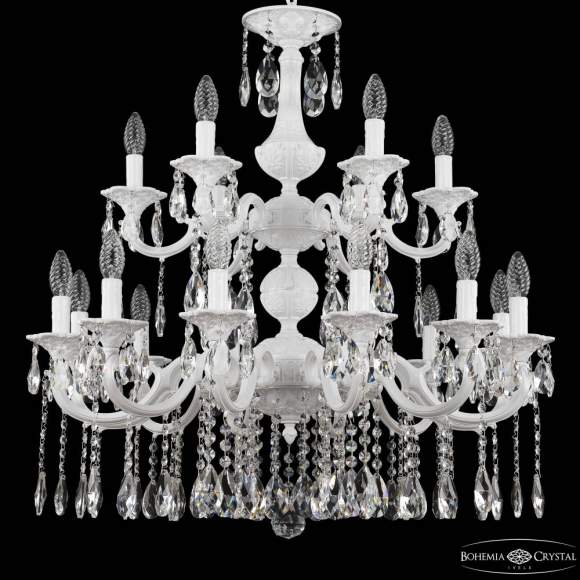 Люстра подвесная Bohemia Ivele Crystal AL78101/12+6/250/2D A WG Люстра подвесная Bohemia Ivele Crystal AL78101/12+6/250/2D A WG