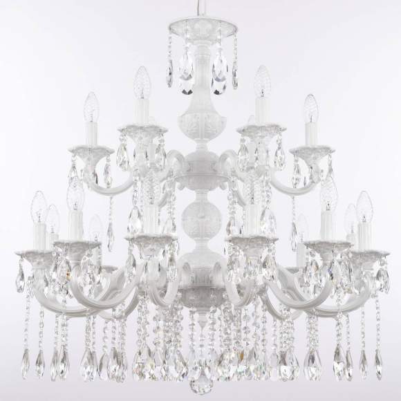 Люстра подвесная Bohemia Ivele Crystal AL78101/12+6/250/2D A WG Люстра подвесная Bohemia Ivele Crystal AL78101/12+6/250/2D A WG