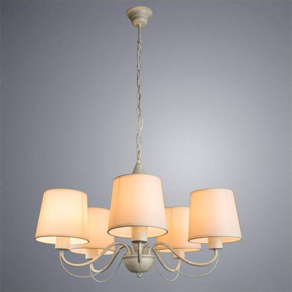 Люстра с лампочками Arte Lamp Orlean A9310LM-5WG+Lamps Люстра с лампочками Arte Lamp Orlean A9310LM-5WG+Lamps