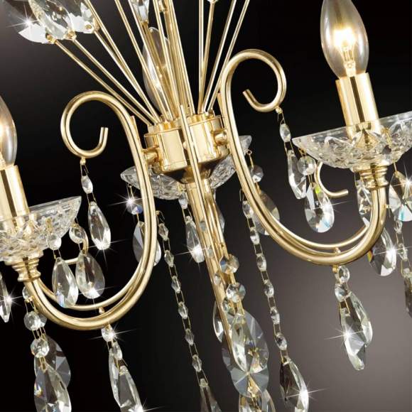 Торшер с лампочками Odeon Light Versia 4977/3F+Lamps E14 Свеча