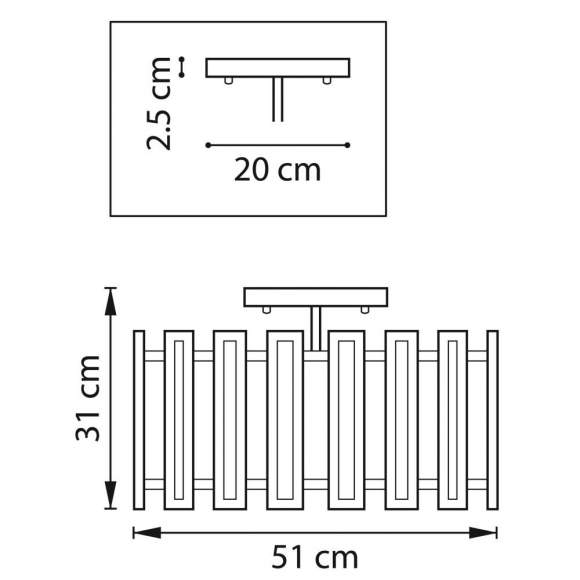 Потолочная люстра Lightstar Agave 712052 Потолочная люстра Lightstar Agave 712052