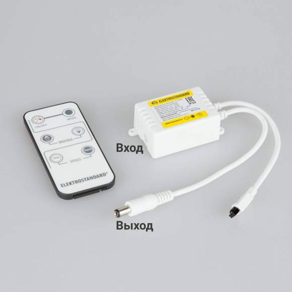 Контроллер для монохромных светодиодных лент с пультом ДУ 12V, IP20 Elektrostandard (a035333) Контроллер для монохромных светодиодных лент с пультом ДУ 12V, IP20 Elektrostandard (a035333)
