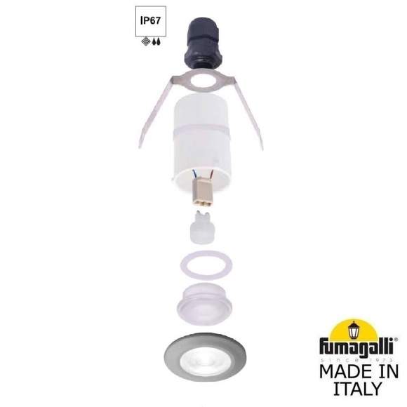 Уличный встраиваемы светильник Fumagalli TERESA 2L0.000.000.LXZ1L Уличный встраиваемы светильник Fumagalli TERESA 2L0.000.000.LXZ1L