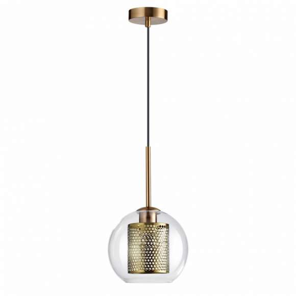 Подвесной светильник с лампочкой Odeon Light Clocky 4939/1+Lamps Е27 Свеча
