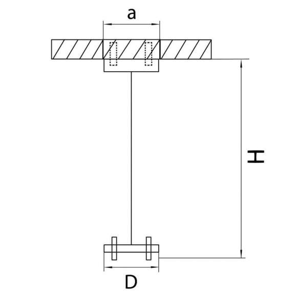 590057 Основание для подвесного светильника Lightstar Rullo