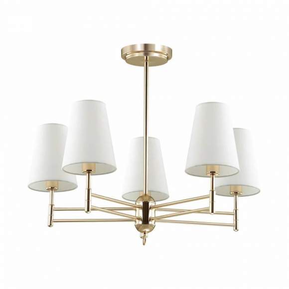 Подвесная люстра с лампочками Lumion Doris 4436/5C+Lamps E14 Свеча Подвесная люстра с лампочками Lumion Doris 4436/5C+Lamps E14 Свеча