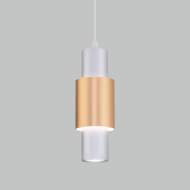 Подвесной светодиодный светильник Bento Eurosvet 50204/1 LED матовое серебро/матовое золото (a051715)