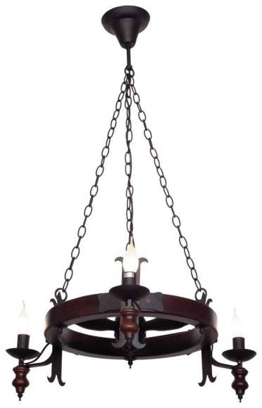 Подвесная люстра с лампочками Velante 586-723-03+Lamps E14 Свеча