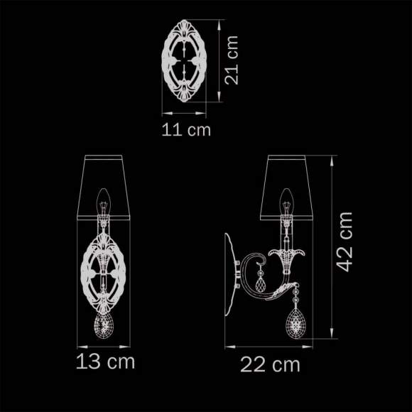 691612 Настенное бра Lightstar Cappa 691612 Настенное бра Lightstar Cappa