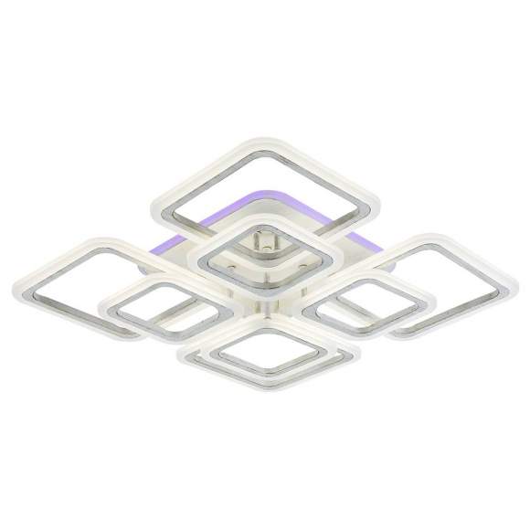 Светодиодная диммируемая люстра с ПДУ Profit Light 8075/4+4 PGD 176W+10W RGB Светодиодная диммируемая люстра с ПДУ Profit Light 8075/4+4 PGD 176W+10W RGB