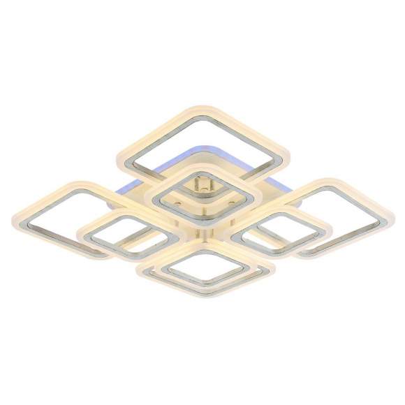 Светодиодная диммируемая люстра с ПДУ Profit Light 8075/4+4 PGD 176W+10W RGB Светодиодная диммируемая люстра с ПДУ Profit Light 8075/4+4 PGD 176W+10W RGB