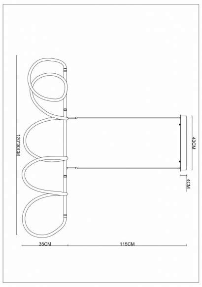Подвесной светильник Arte Lamp Klimt A2850SP-75BK Подвесной светильник Arte Lamp Klimt A2850SP-75BK